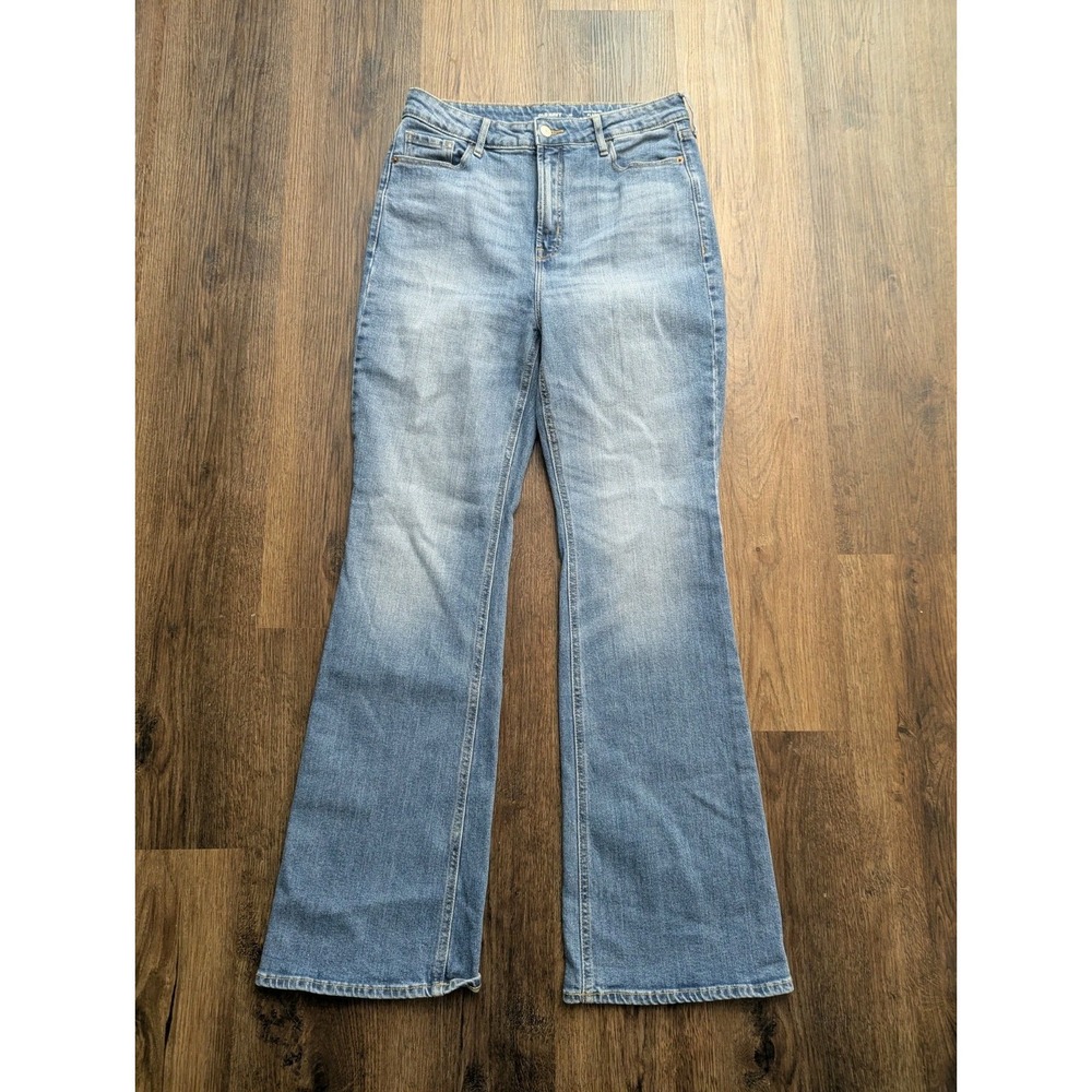 Old Navy Jeans Womens 10 Higher High Rise‎ Flare Medium Wash Bootcut Denim Y2K